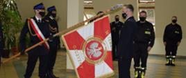 Uroczysta zbiórka z okazji powołania na stanowisko zastępcy Komendanta Powiatowego