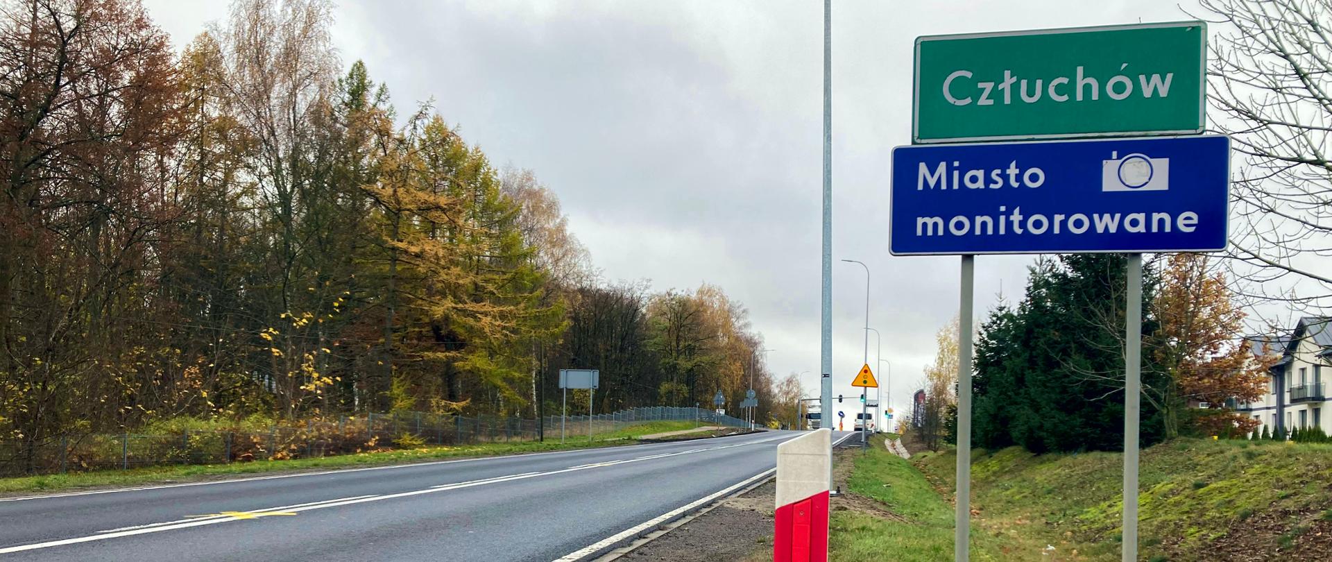 DK22 w Człuchowie