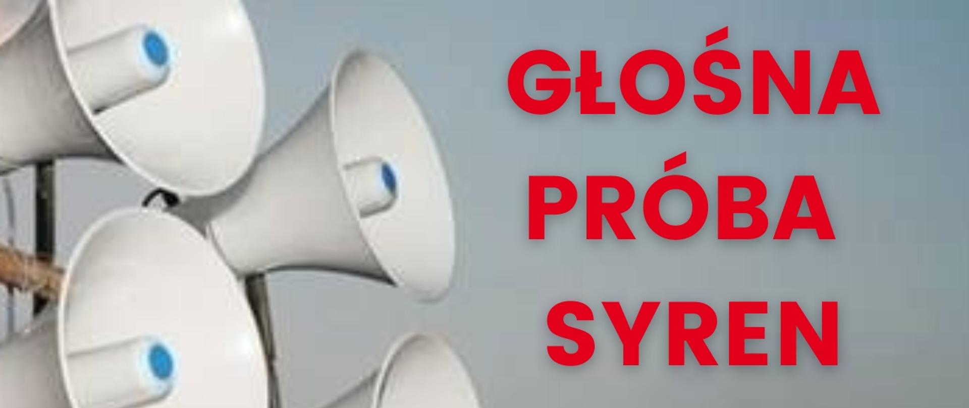 Głośna próba syren