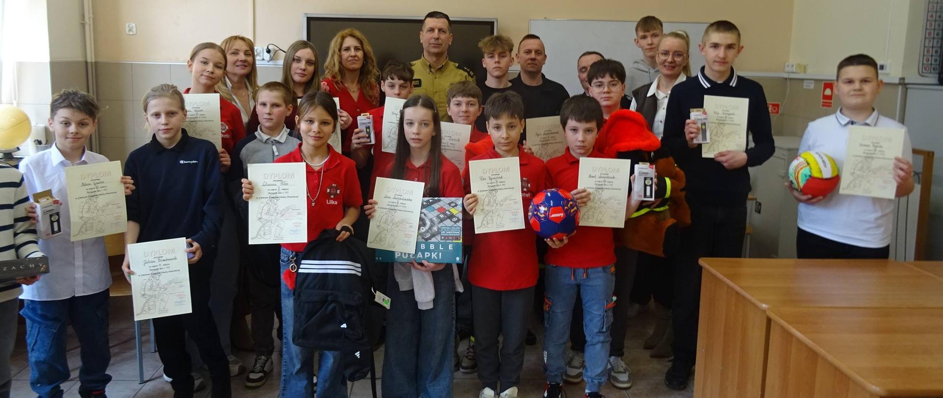 Gminny Etap Turnieju Wiedzy Pożarniczej - Młodzież zapobiega pożarom