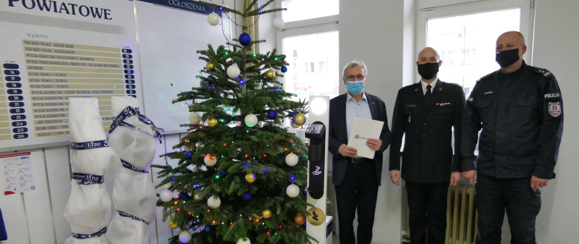 Przekazanie urządzenia do pomiaru temperatury i dezynfekcji