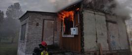 Pożar budynku mieszkalnego w Gromadzicach