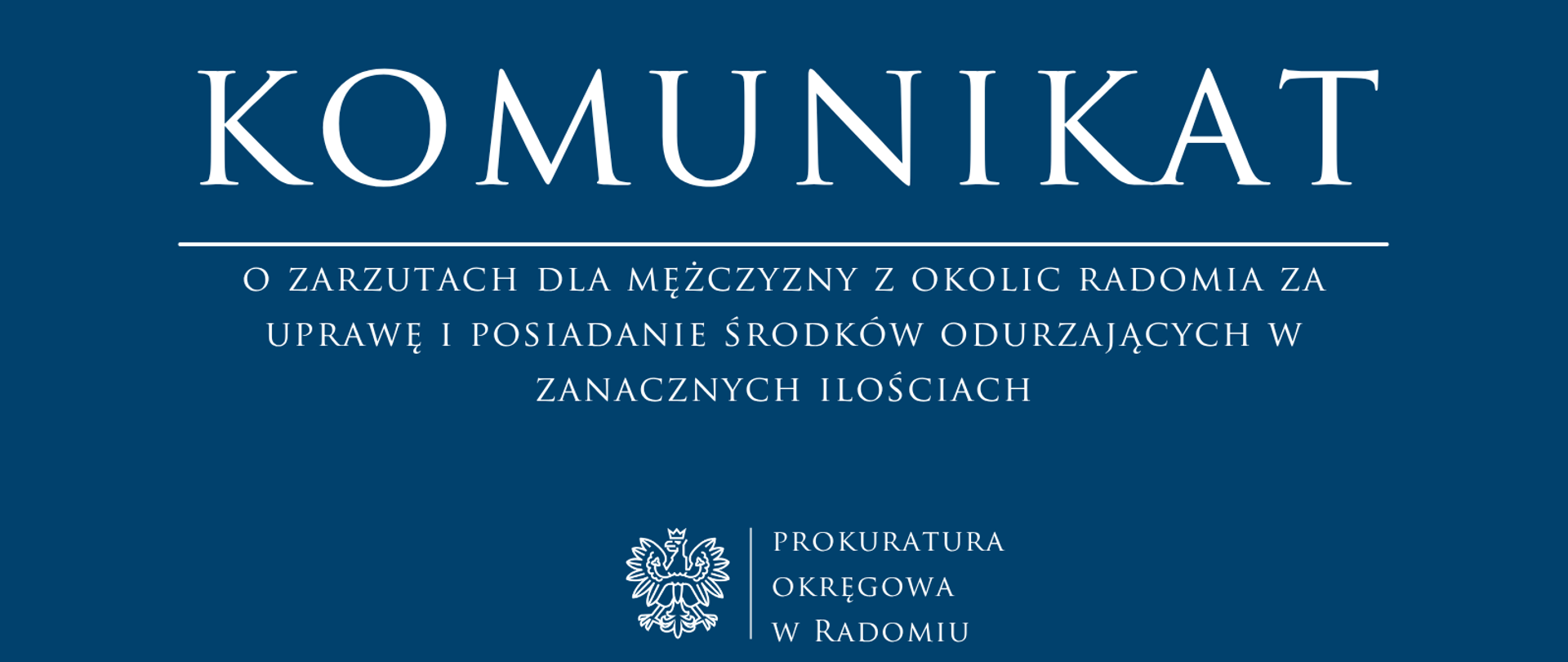 Narkotyki Radom - Zachód