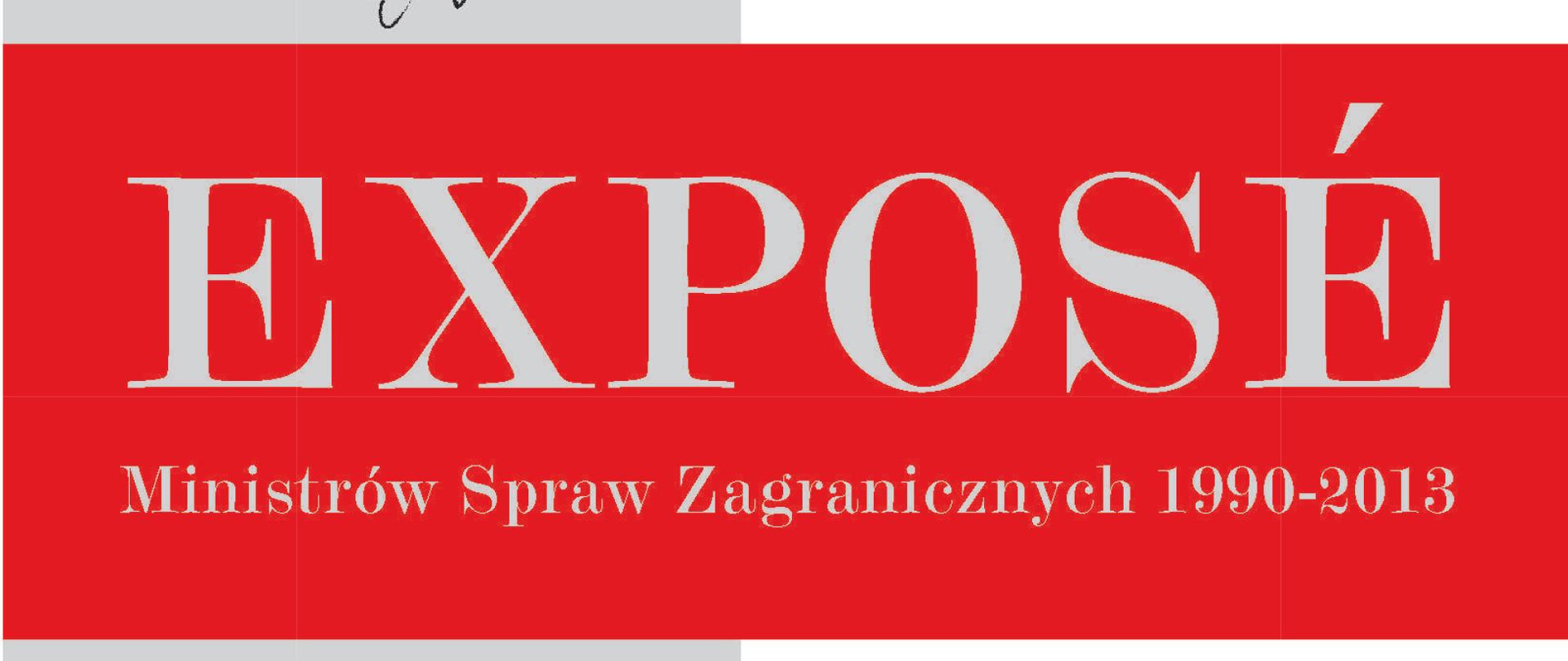 exposé ministrów spraw zagranicznych RP 1990-2013