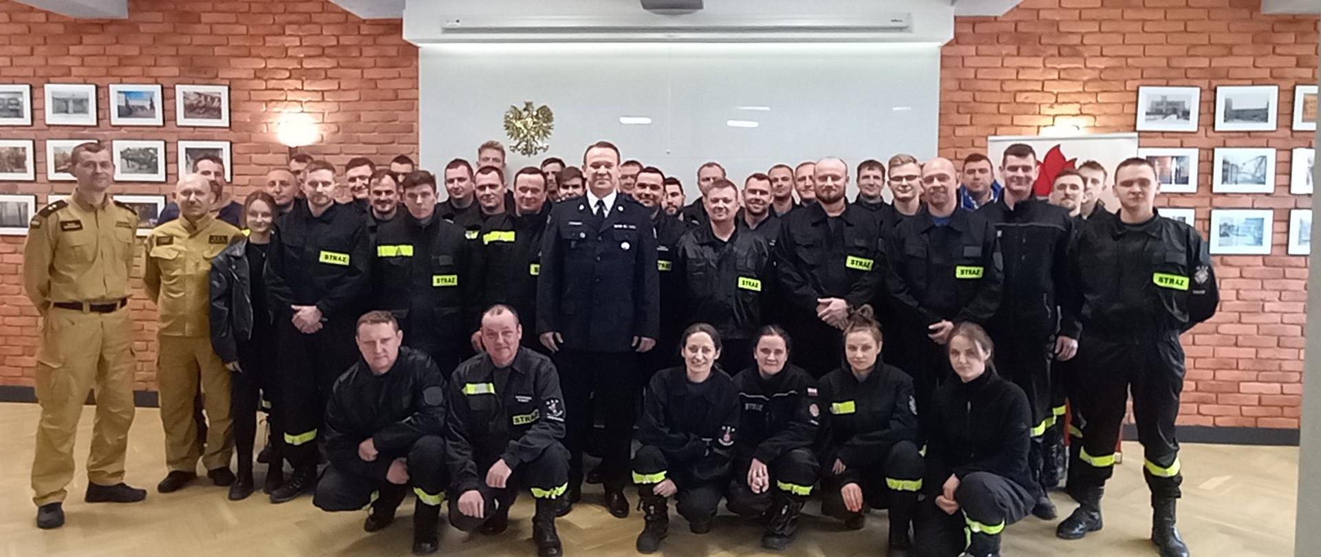 Szkolenie podstawowe strażaków ochotników z powiatu monieckiego 2023 r.