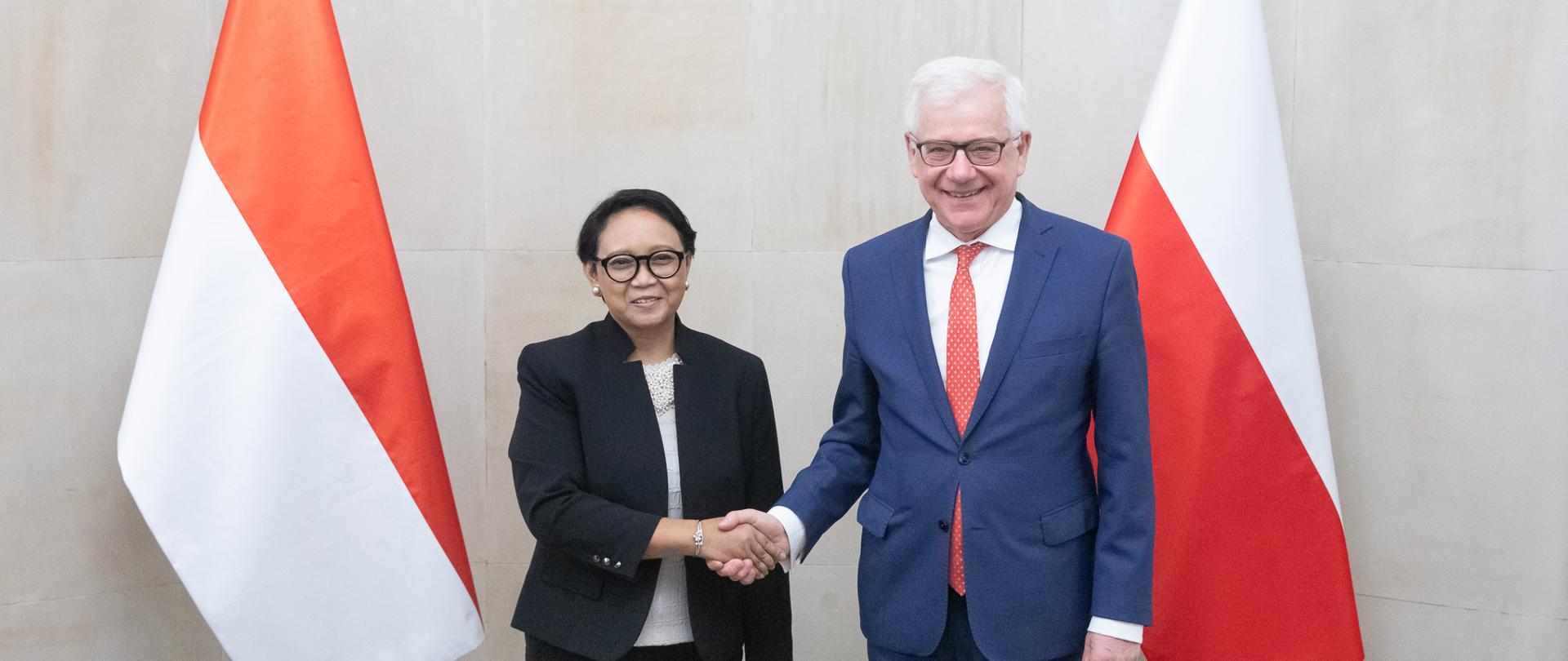 Wizyta minister spraw zagranicznych Indonezji