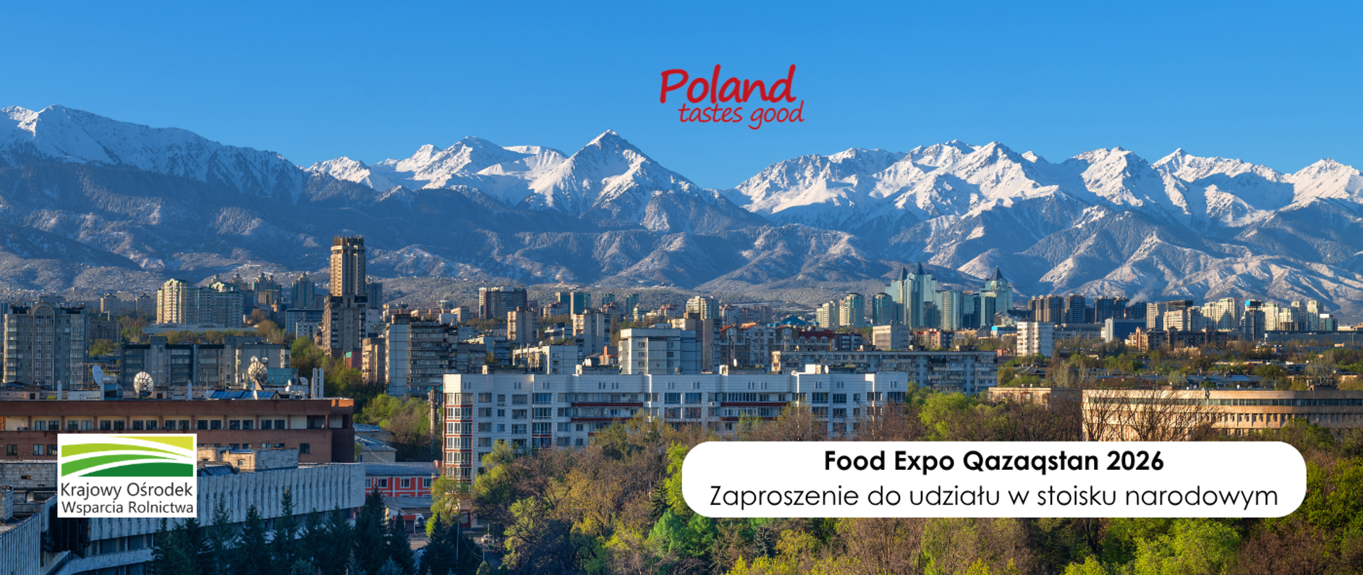 Zaproszenie do udziału w polskim stoisku narodowym na targach „Food Expo Qazaqstan 2026”