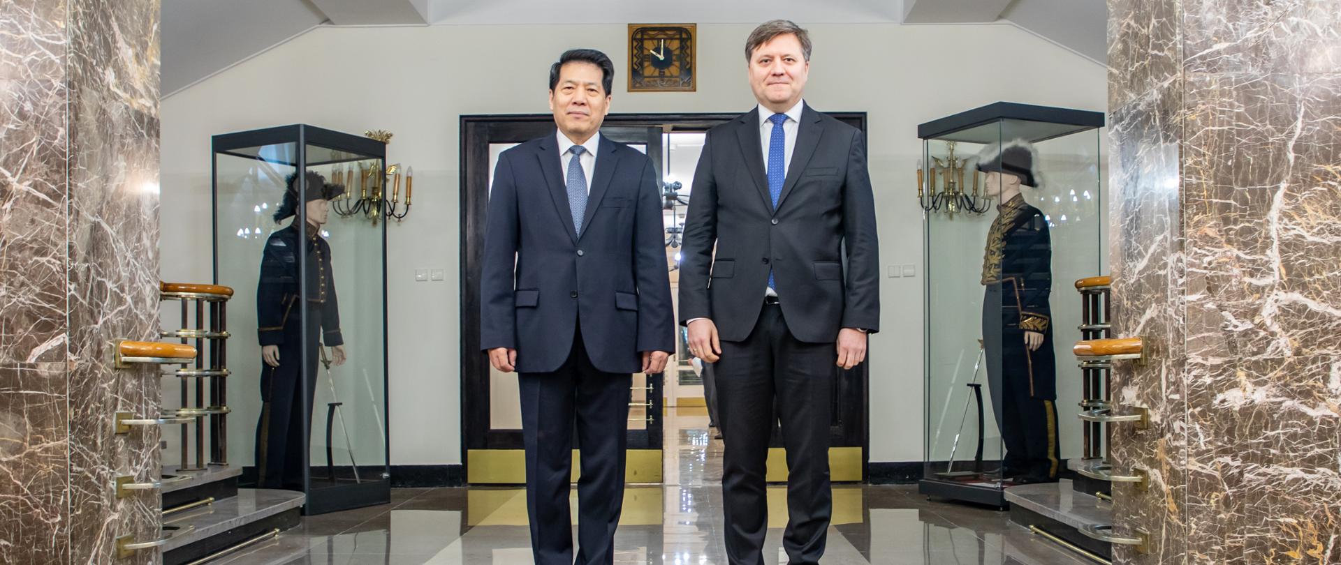 Deputy Minister Wojciech Gerwel - meeting with the special envoy of the government of the People's Republic of China for Eurasia, Ambassador Li Hui