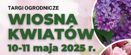 Plakat informacyjny Wiosna Kwiatów