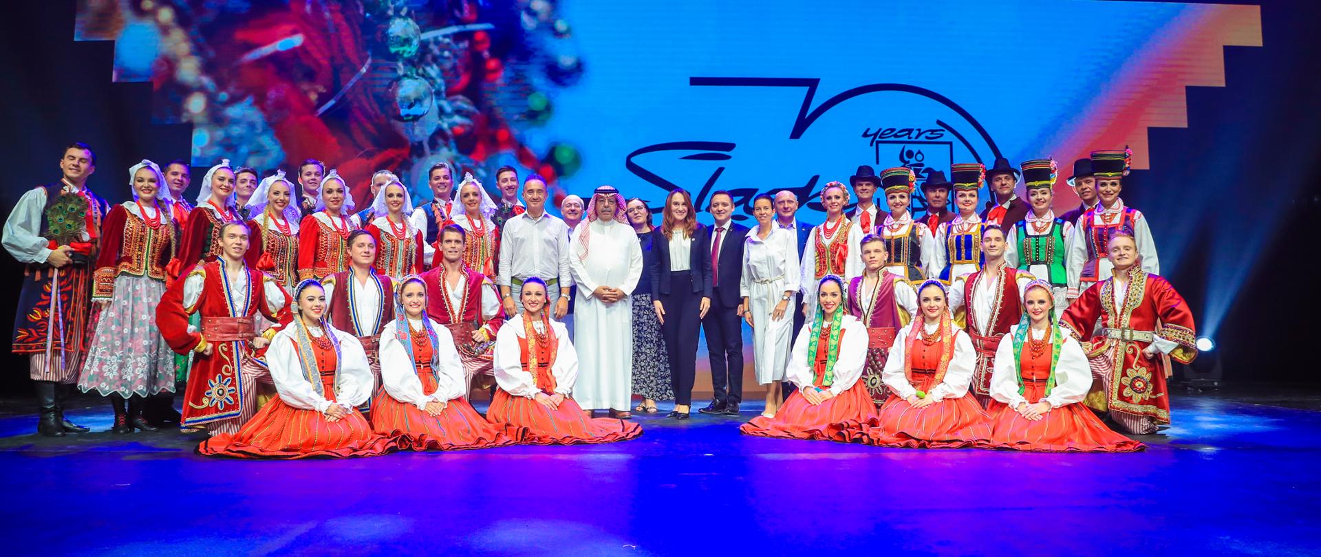 Udział przedstawicieli Ambasady RP w koncercie Zespołu Śląsk w Rijadzie