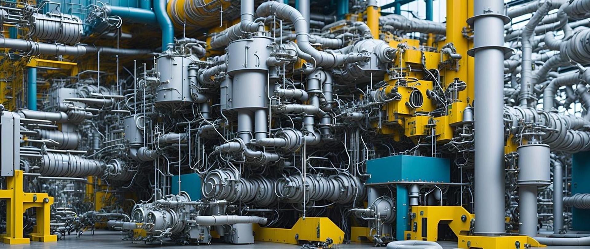 obraz przedstawia skomplikowaną maszynę