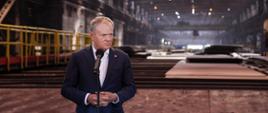 Premier Donald Tusk w Hucie Częstochowa