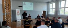 Szkolenie kierowców pojazdów pożarniczych powiatu białobrzeskiego.