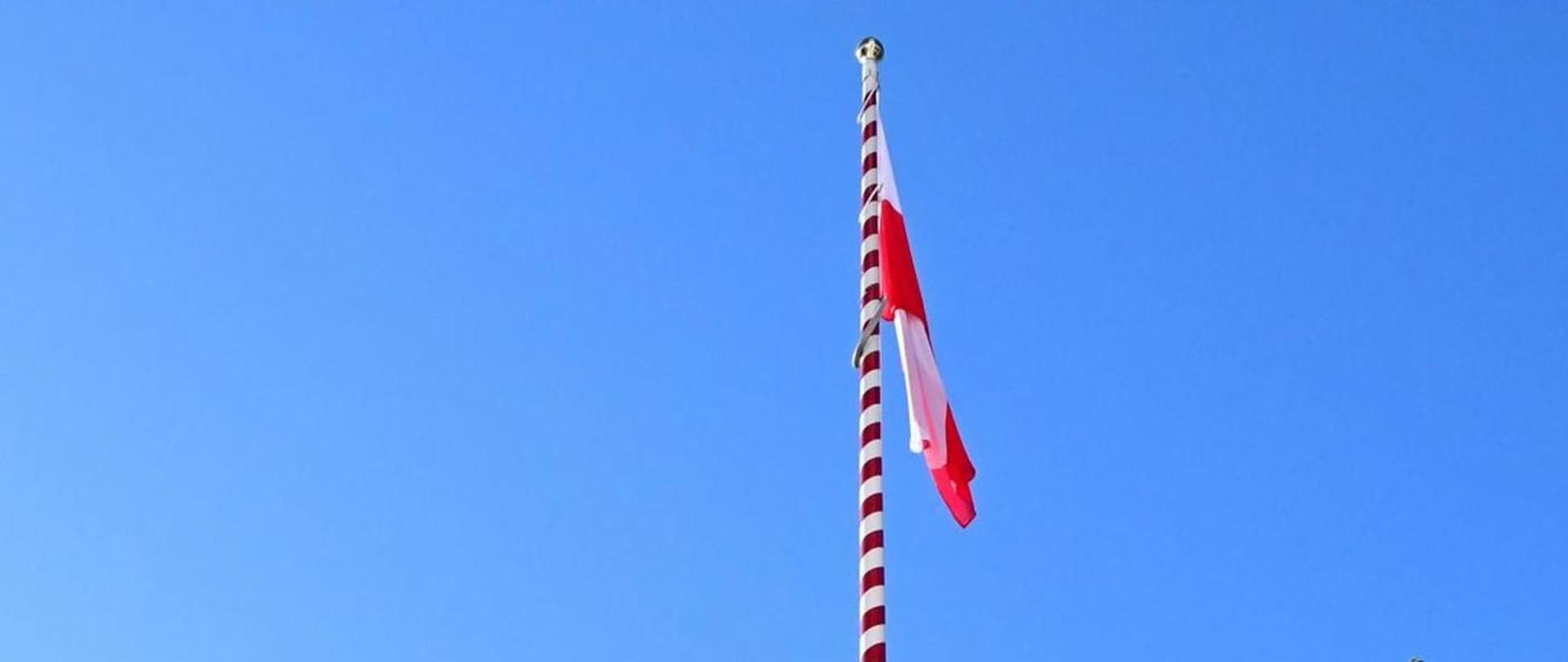 Dzień Flagi Rzeczypospolitej Polskiej w Komendzie Wojewódzkiej PSP w Gdańsku