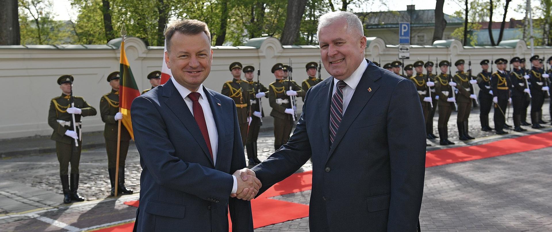 Ministrai Mariusz Błaszczak ir Arvydas Anušauskas