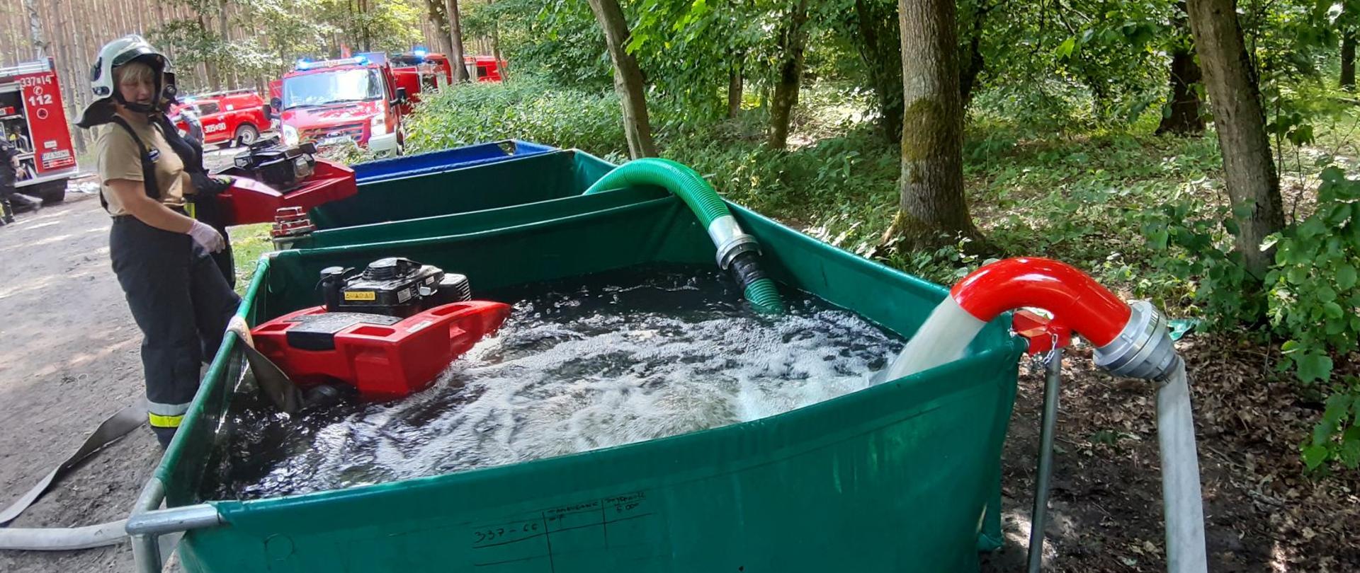 Ćwiczenia z zakresu podawania wody na duże odległości