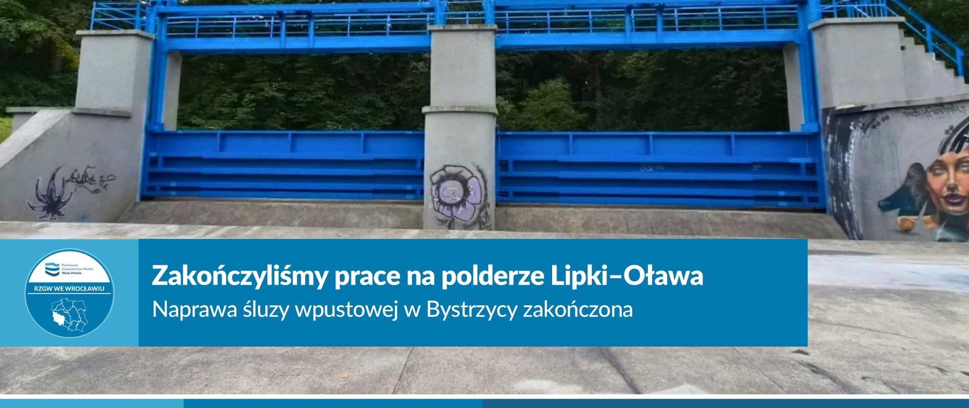 Naprawa śluzy wpustowej polderu Oława-Lipki