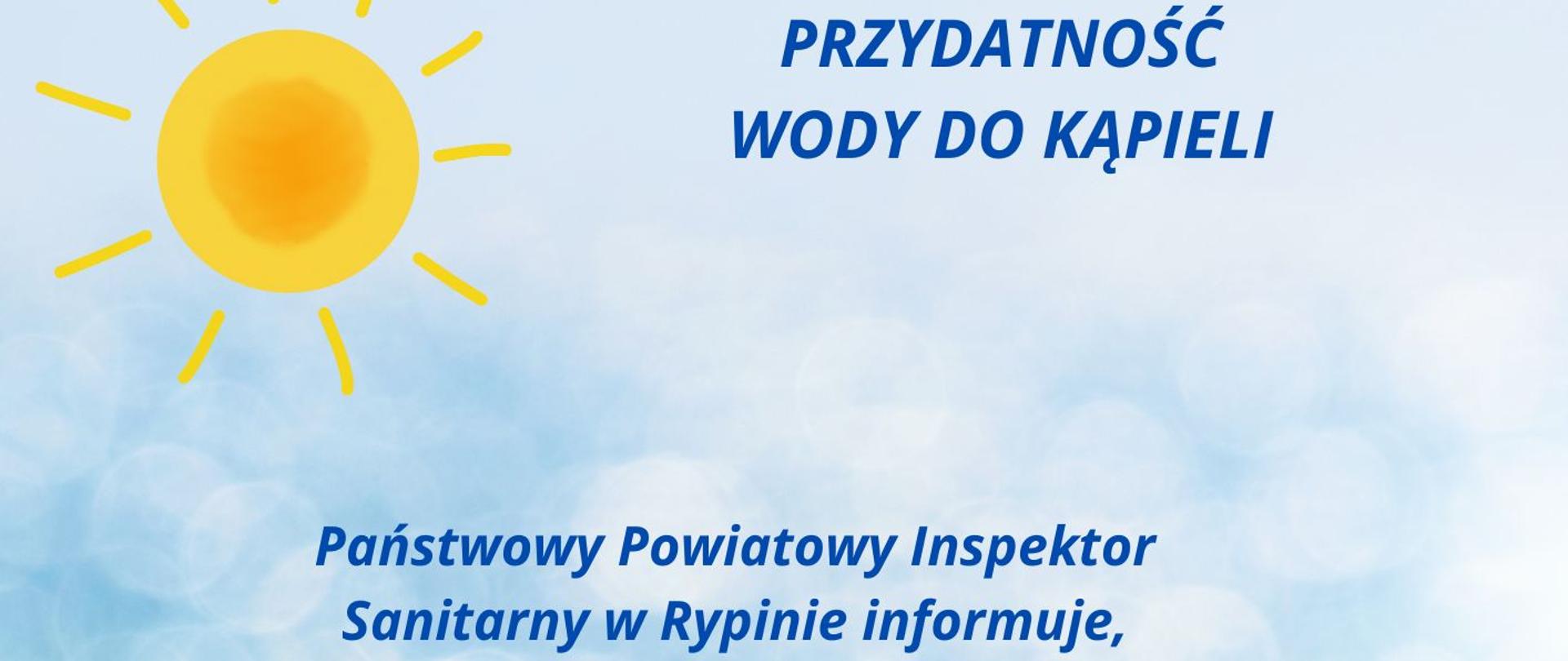Przydatność wody do kąpieli