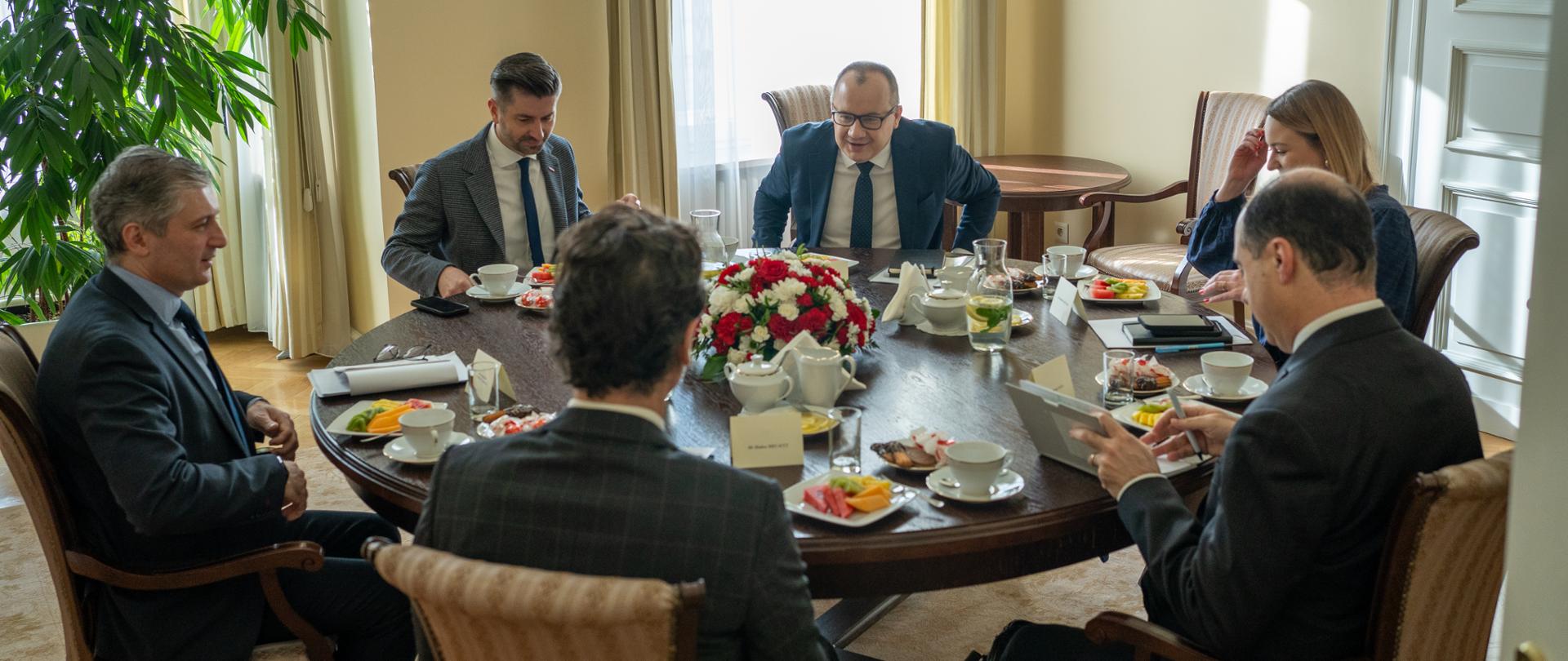 Spotkanie Adama Bodnara z Matteo Mecaccim