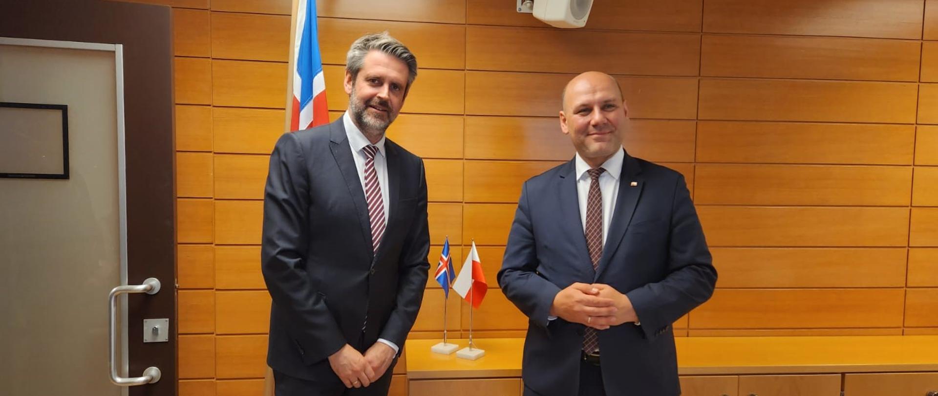 Spotkanie ze stałym sekretarzem stanu w Ministerstwie Spraw Zagranicznych Republiki Islandii Martinem Eyjólfssonem