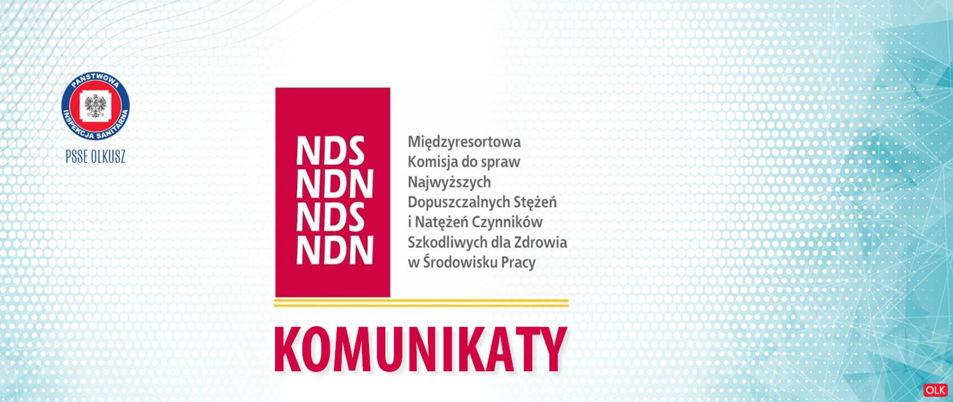 Komunikaty Międzyresortowej Komisji ds. NDS i NDN
