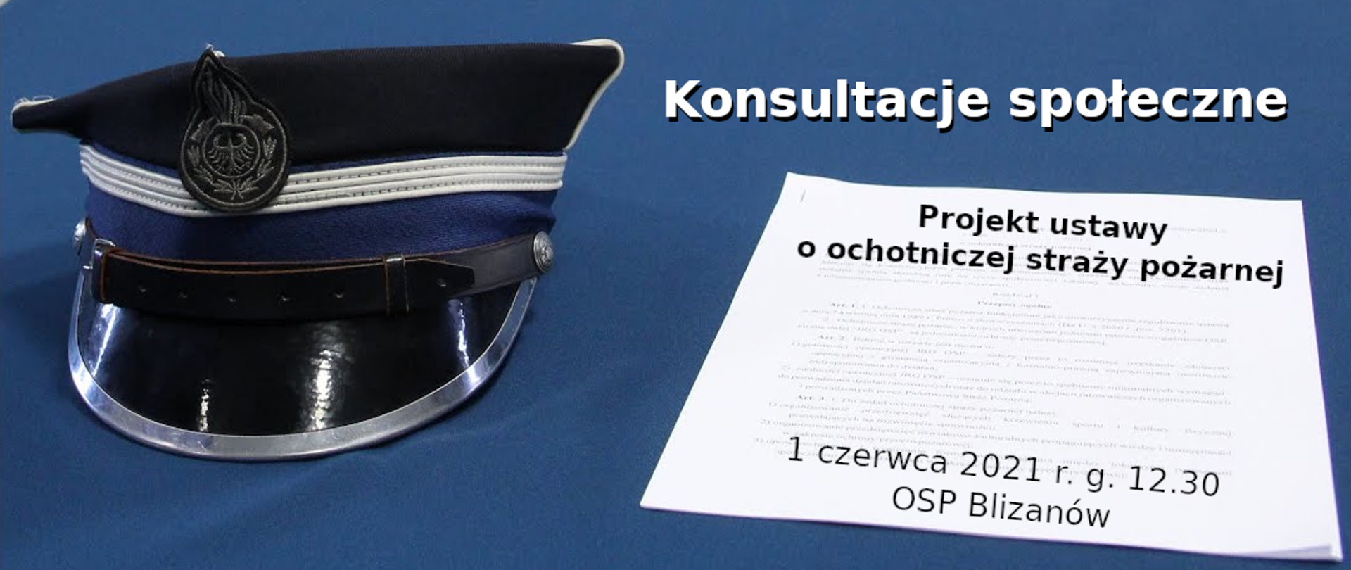 Konsultacje społeczne nad projektem ustawy o ochotniczych strażach pożarnych