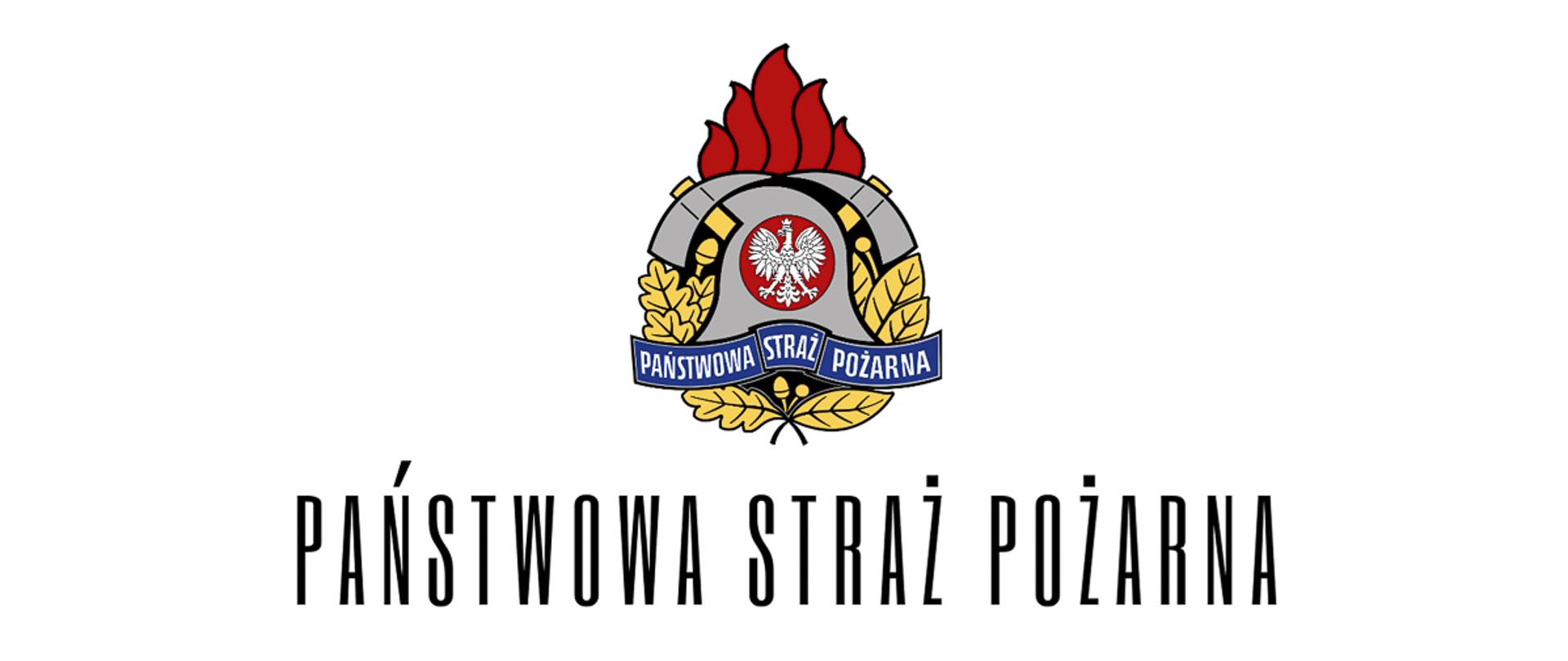 zdjęcie przedstawia logo państwowej straży pożarnej