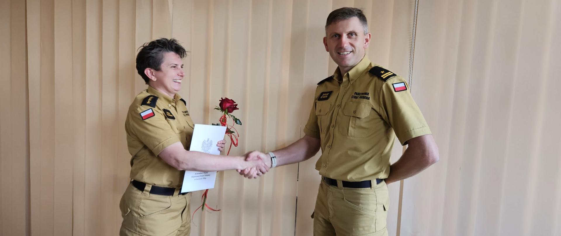 Jubileusz XXX lat pracy i służby st. kpt. Moniki Fijałkowskiej