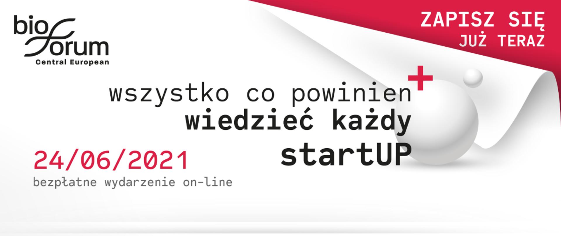 Startup - zapisz się