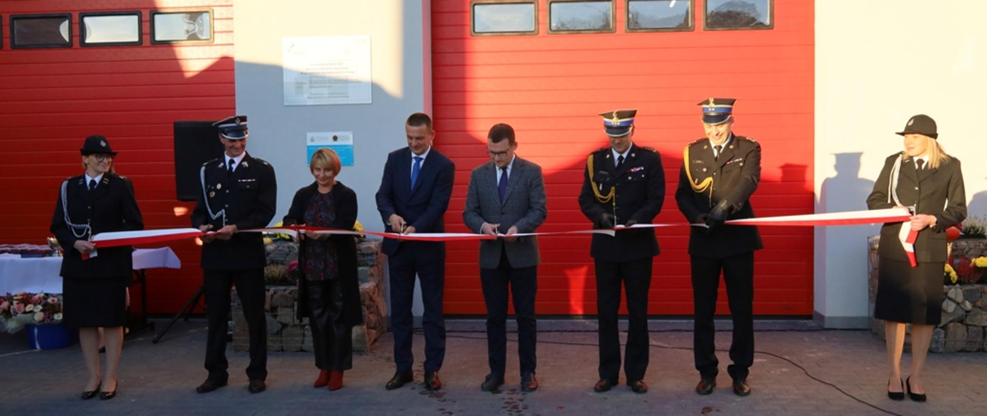 Uroczyste otwarcie remizy strażackiej w Wilkowicach gmina Postomino 