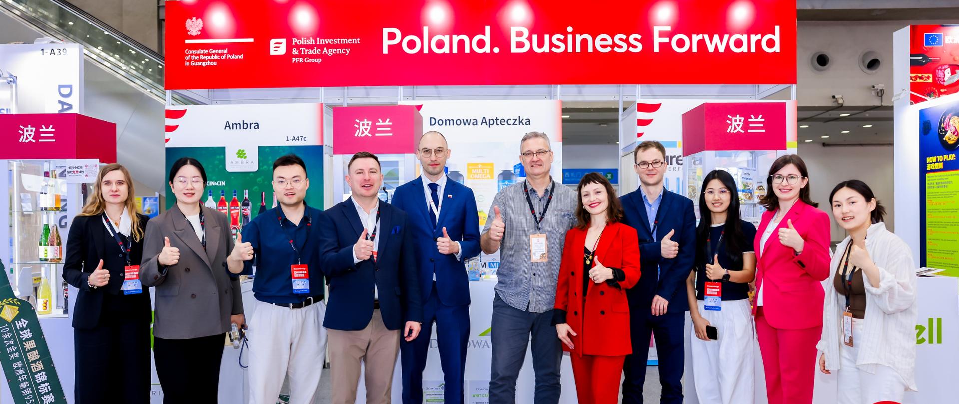 Polskie stoisko narodowe podczas targów ANUGA Select China 2026 w Shenzhen.