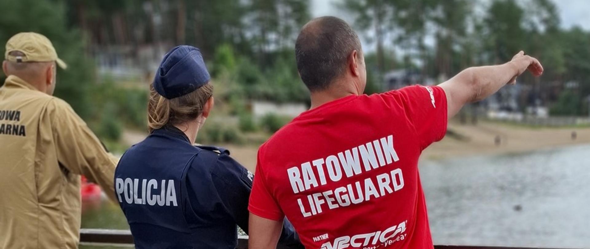 Służby wspólnie kontrolują kąpieliska i obozy oraz inne miejsca relaksu.