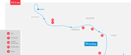 Wrocław trasa miejska