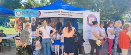 Stoisko informacyjno-edukacyjne PSSE w Sandomierzu