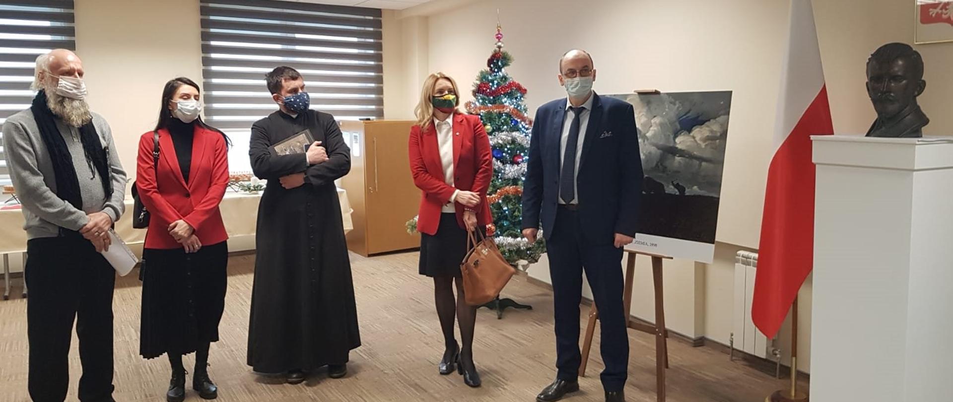 Prezentacja popiersia Ferdynanda Ruszczyca