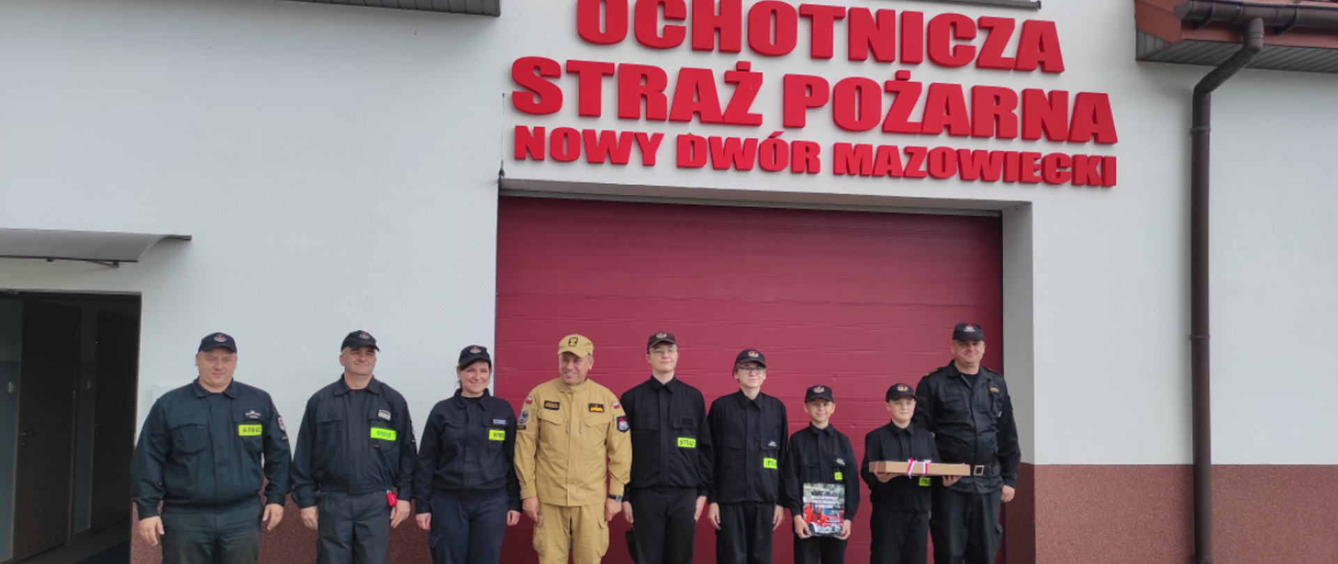Mazowiecki Komendant Wojewódzki PSP odwiedził OSP Miasta Nowy Dwór Mazowiecki 1