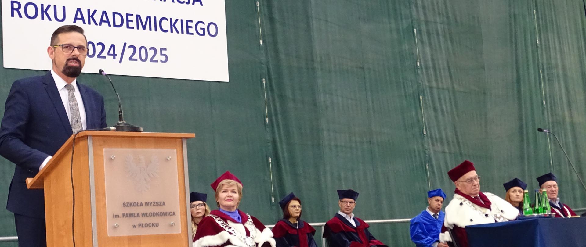 Inauguracja roku akademickiego w Szkole Wyższej im. Pawła Włodkowica w Płocku 