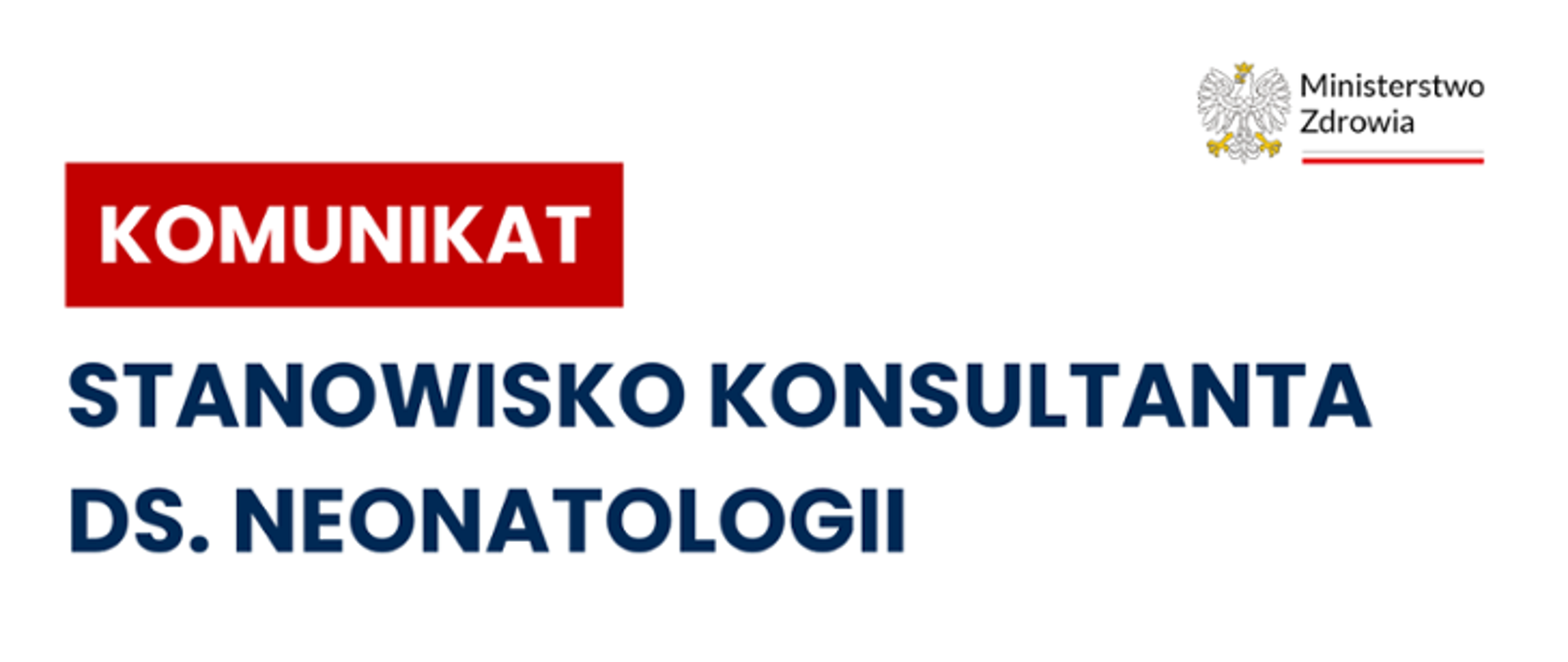 Stanowisko Konsultanta ds Neonatologii