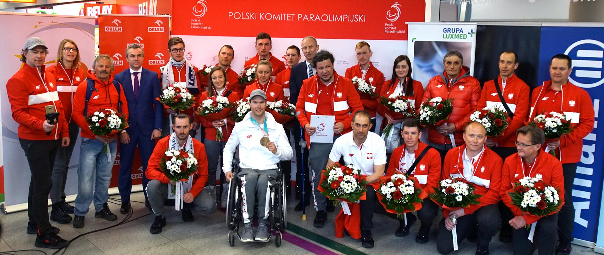 Sportowcy XII Zimowych Igrzysk Paraolimpijskich w Pjongczangu powrócili do kraju