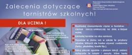 Zalecenia dotyczące tornistrów szkolnych