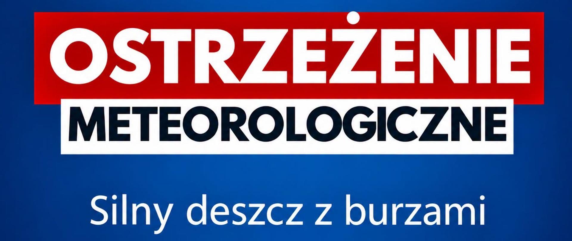 Ostrzeżenie meteorologiczne dla części województwa opolskiego