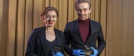 Elżbieta Nagel i Jędrzej Hycnar - laureaci nagrody "Arete 2020"