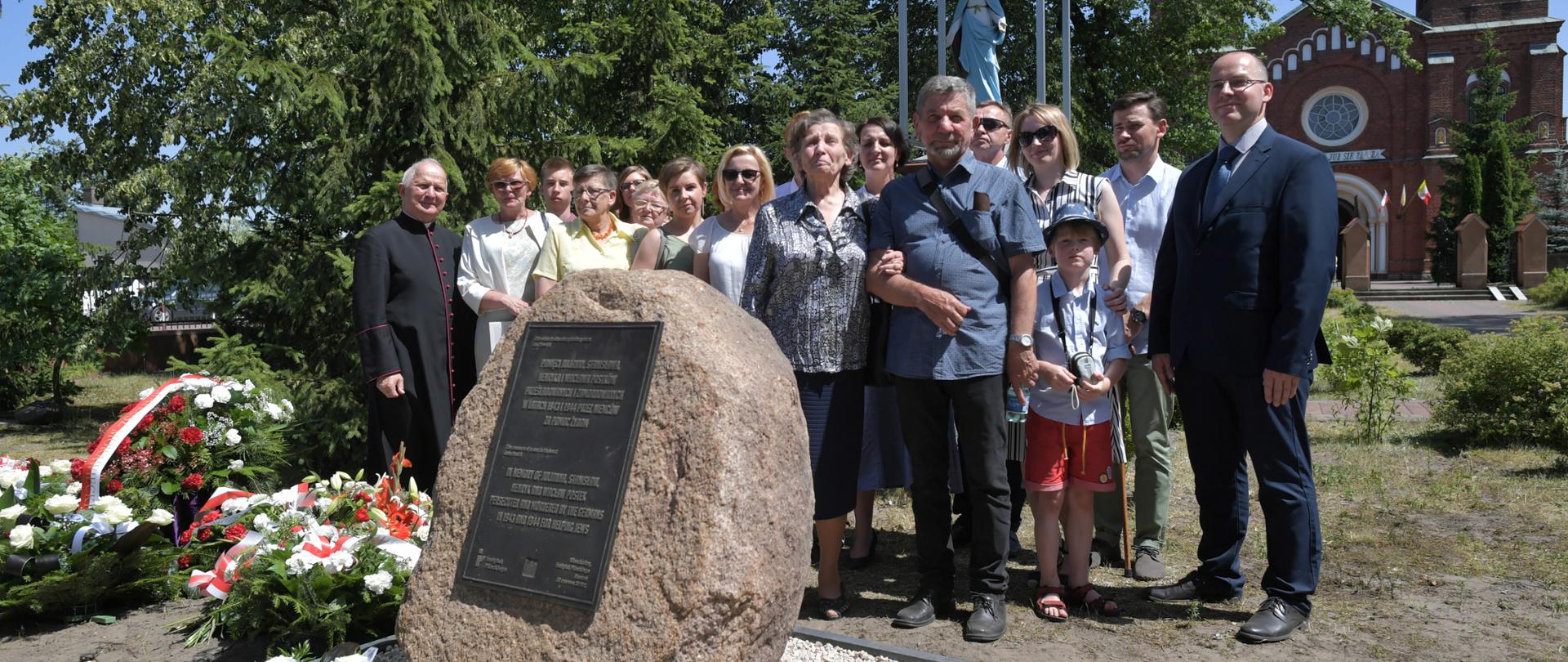 Upamiętnienie Julianny, Stanisława, Henryka i Wacława Postków Fot. PAP/Przemysław Piątkowski
