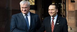 Briefing of the FM Radosław Sikorski and the FM of Ukraine Andriy Sybiha