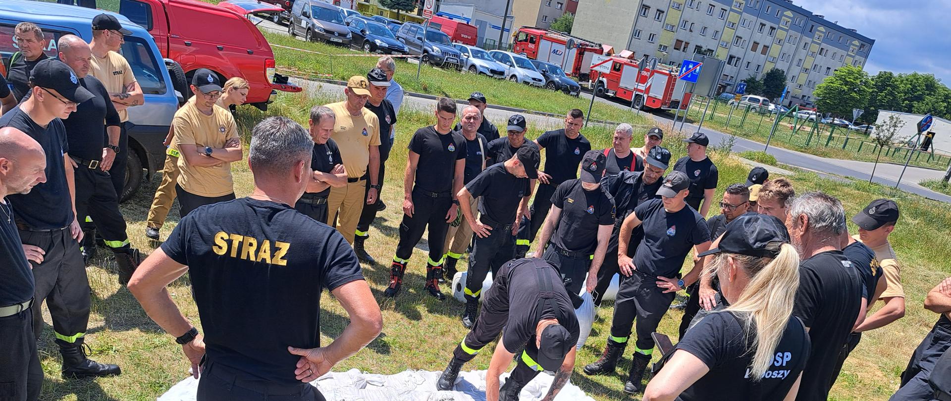 Szkolenie przeciwpowodziowe w Górze z inicjatywy Zarządu Zlewni w Lesznie.