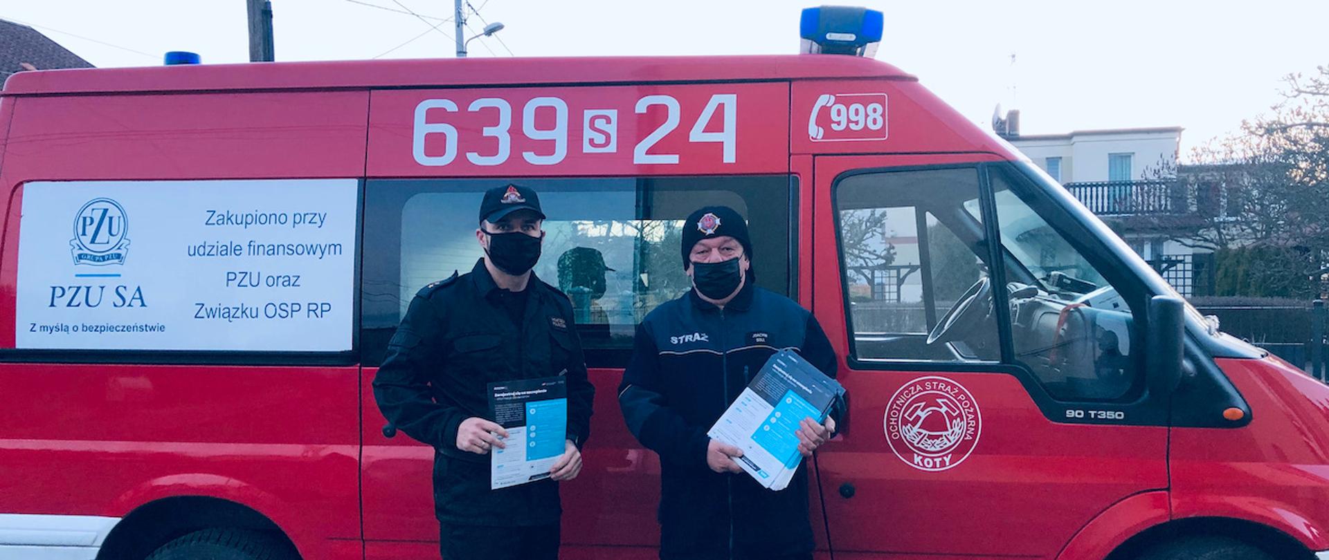 Przekazanie ulotek informacyjnych na temat profilaktyki oraz szczepień przeciwko COVID-19