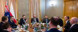Premier Mateusz Morawiecki i Generalny Gubernator Australii David Hurley