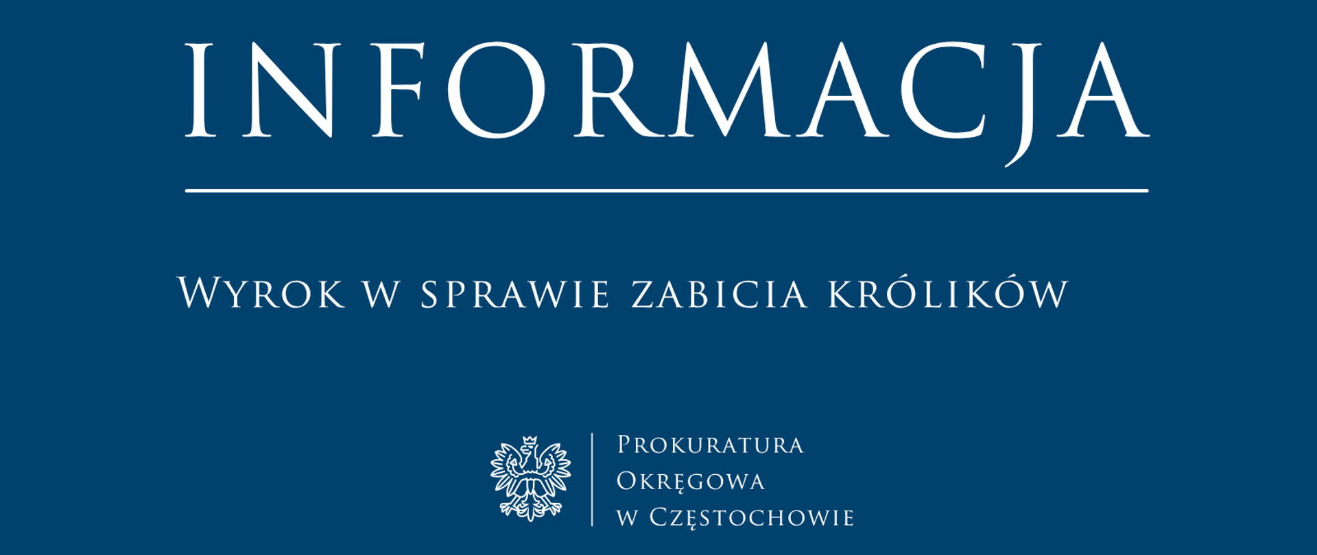 Wyrok w sprawie zabicia królików
