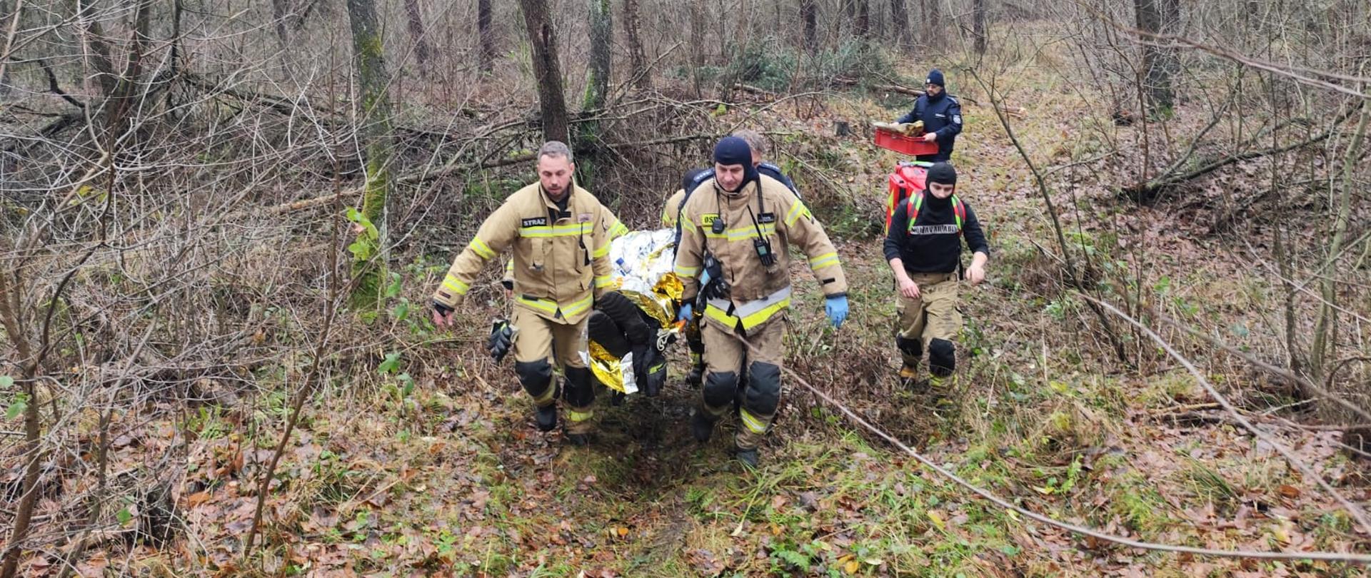 ewakuacja poszkodowanego 