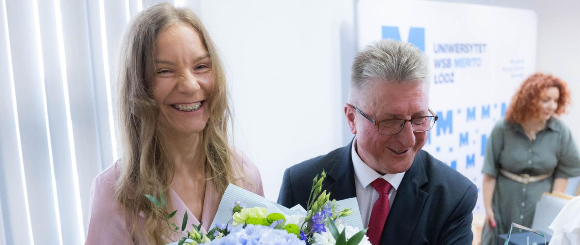 Wyróżniona w plebiscycie "Kobiety z pasją" pani Kamila Bąkiewicz 